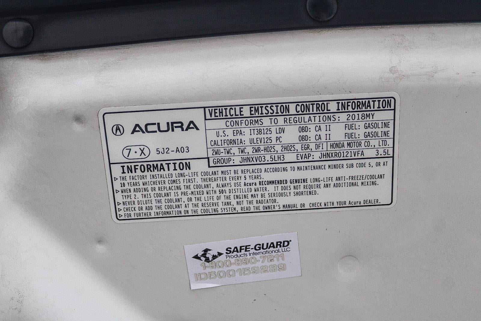 2018 Acura TLX w/A-SPEC Pkg