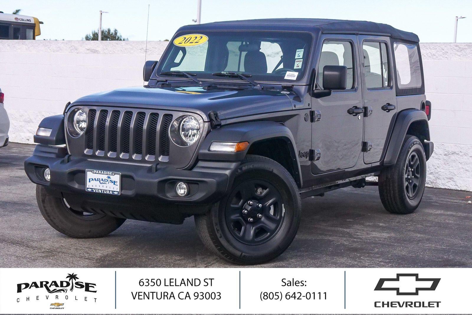 2022 Jeep Wrangler Unlimited Sport