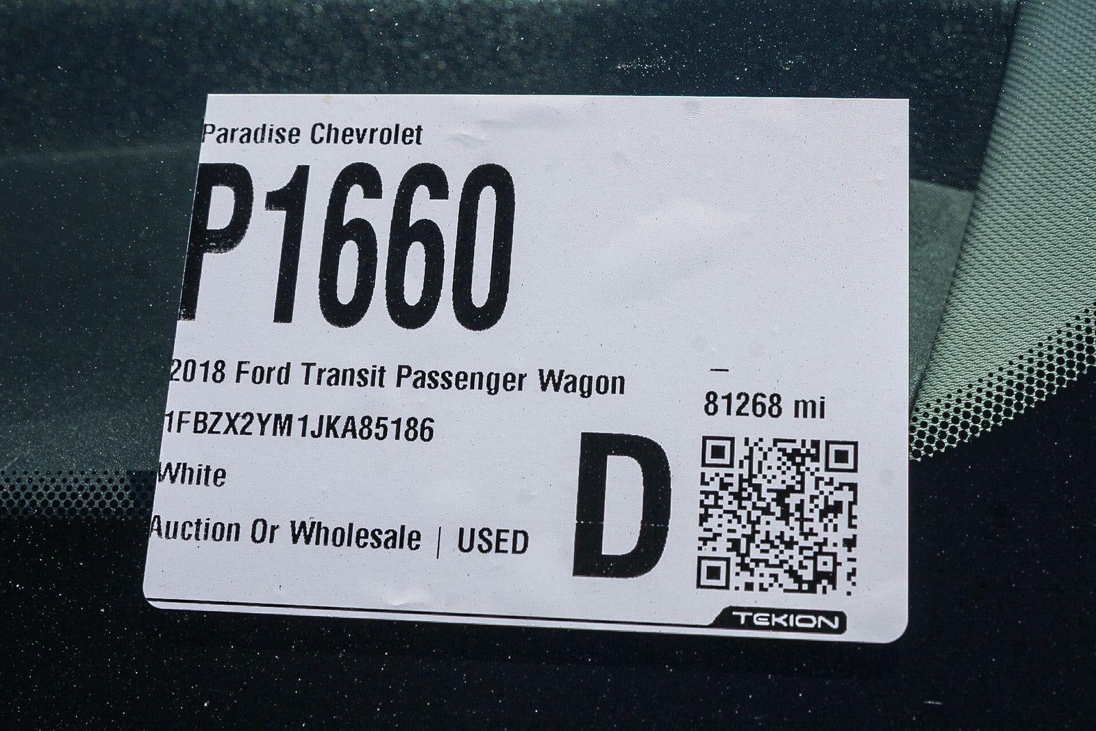 2018 Ford Transit Passenger Wagon XL