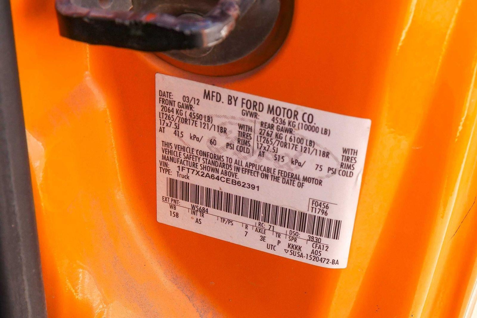 2012 Ford Super Duty F-250 SRW XL