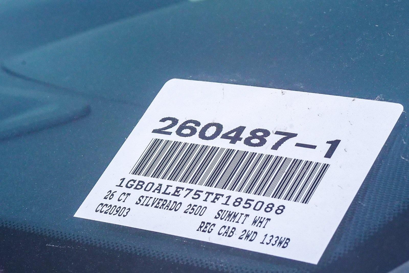 2026 Chevrolet Silverado 2500 HD Regular Cab Long Box 2-Wheel Drive Work Truck