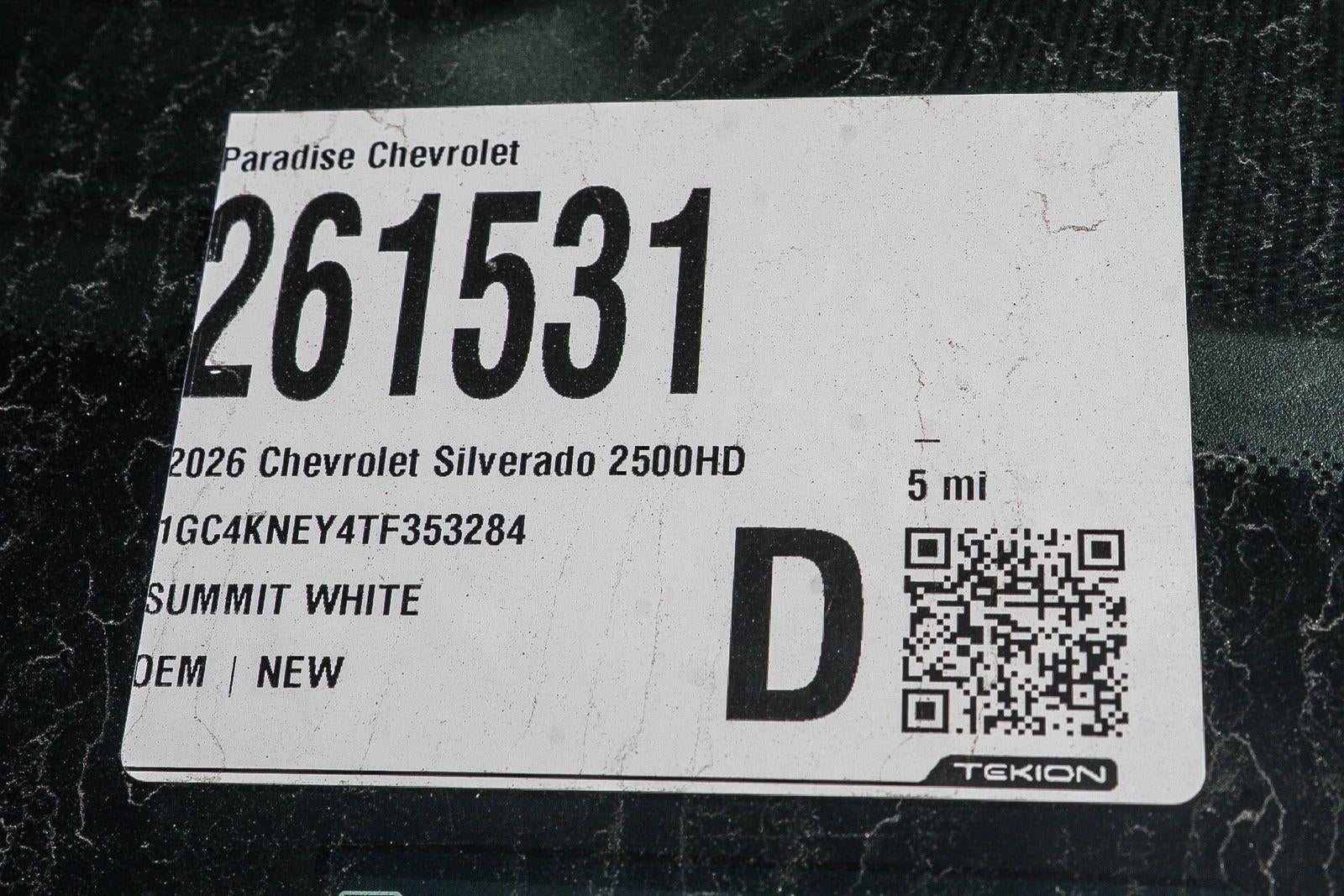 2026 Chevrolet Silverado 2500 HD Crew Cab Standard Box 4-Wheel Drive LT