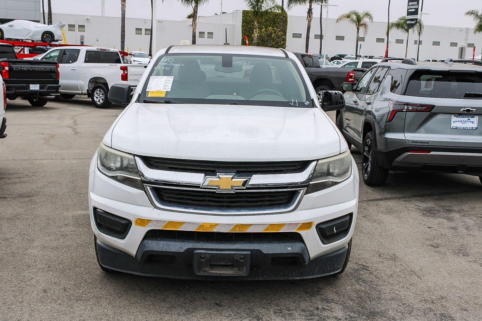 Used 2016 Chevrolet Colorado Work Truck with VIN 1GCHSBEA3G1291642 for sale in Ventura, CA