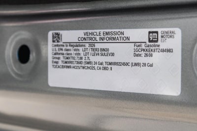 2026 Chevrolet Silverado 1500 Crew Cab Short Box 4-Wheel Drive LT 2FL