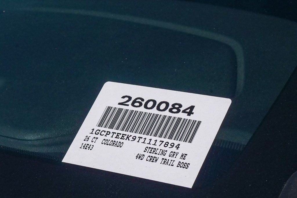 2026 Chevrolet Colorado Crew Cab Short Box 4-Wheel Drive Trail Boss