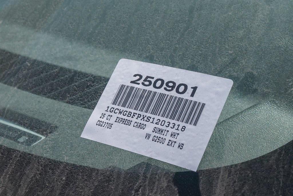 2025 Chevrolet Express Cargo 2500 2500 Extended Wheelbase Rear-Wheel Drive