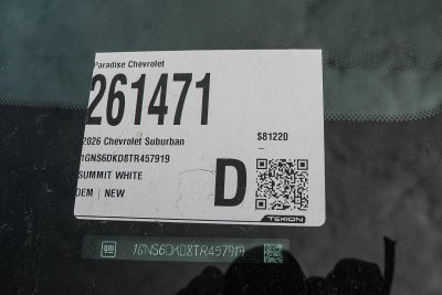 2026 Chevrolet Suburban 4WD Z71