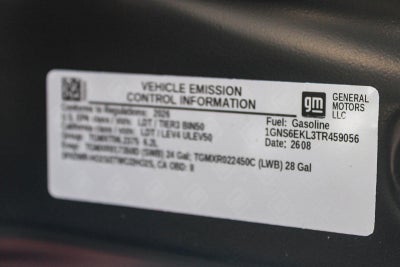 2026 Chevrolet Suburban 4WD RST