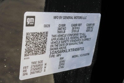 2026 Chevrolet Tahoe 4WD RST