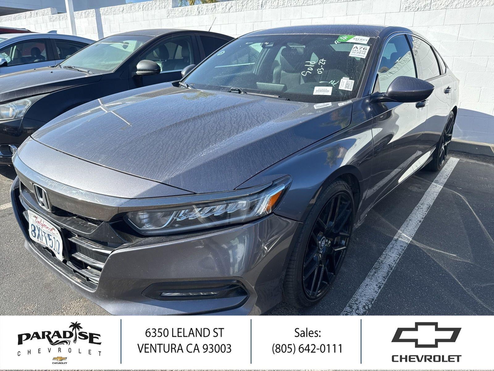 2018 Honda Accord Sedan Sport 1.5T