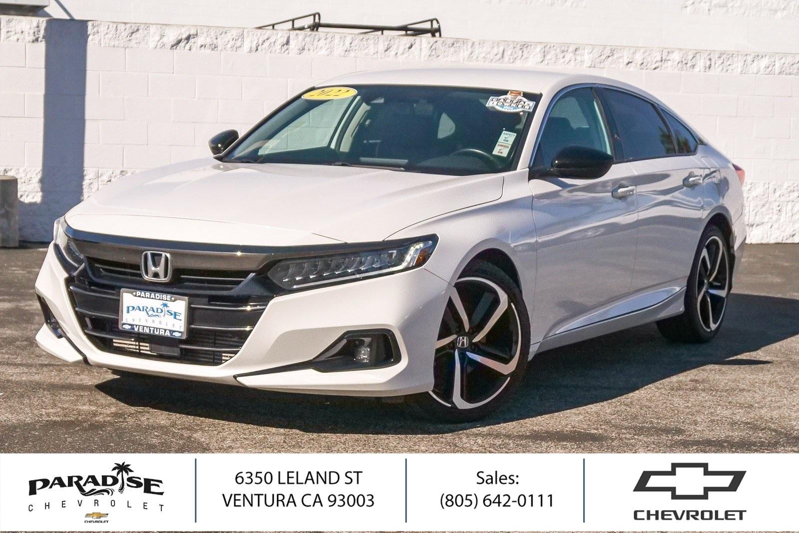 2022 Honda Accord Sedan Sport SE