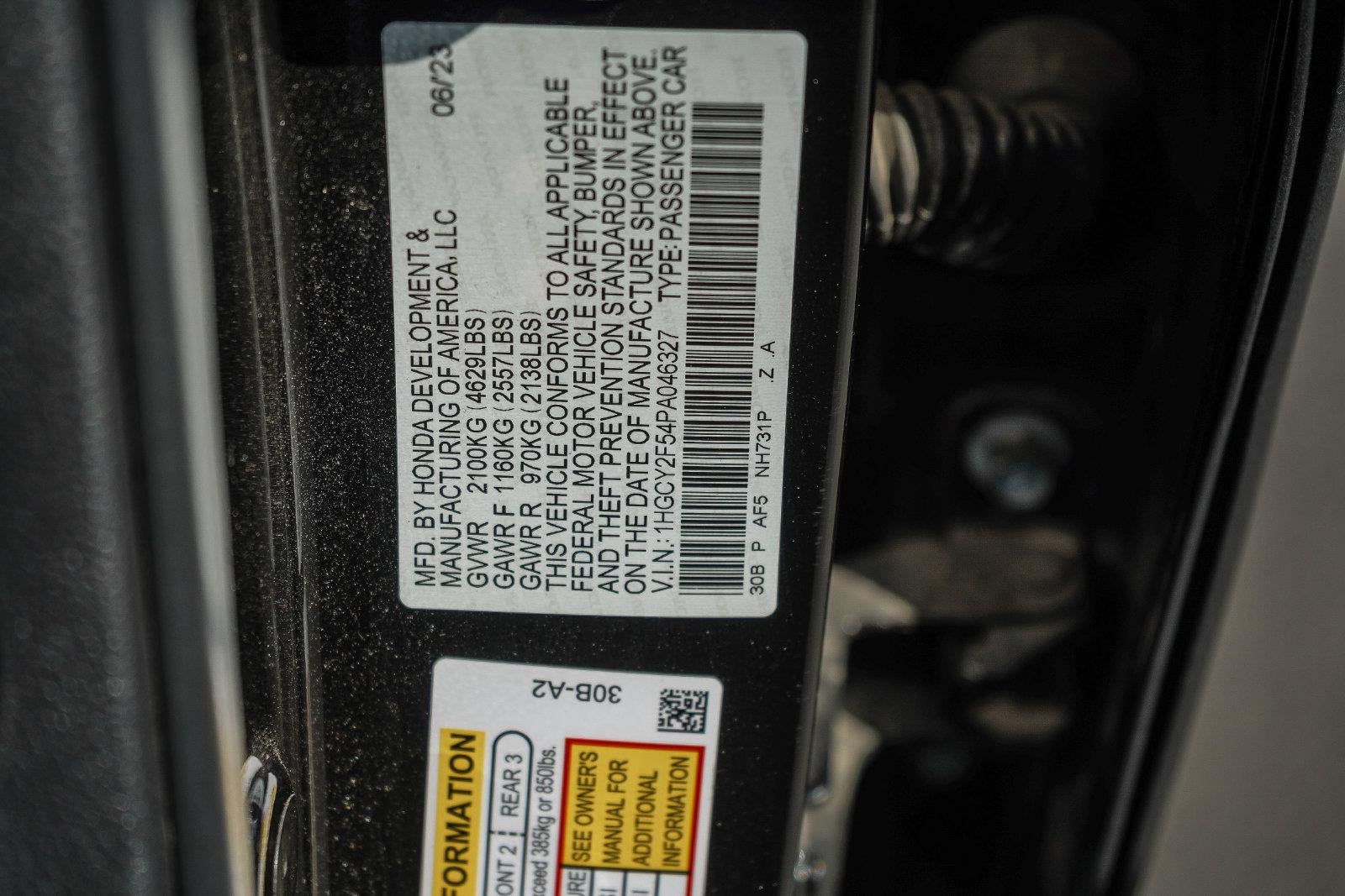 2023 Honda Accord Hybrid Sport
