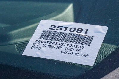 2025 Chevrolet Silverado 2500 HD Crew Cab Standard Box 4-Wheel Drive LT