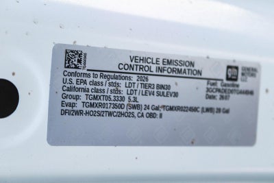 2026 Chevrolet Silverado 1500 Crew Cab Short Box 2-Wheel Drive RST