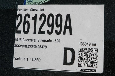 2015 Chevrolet Silverado 1500 LT