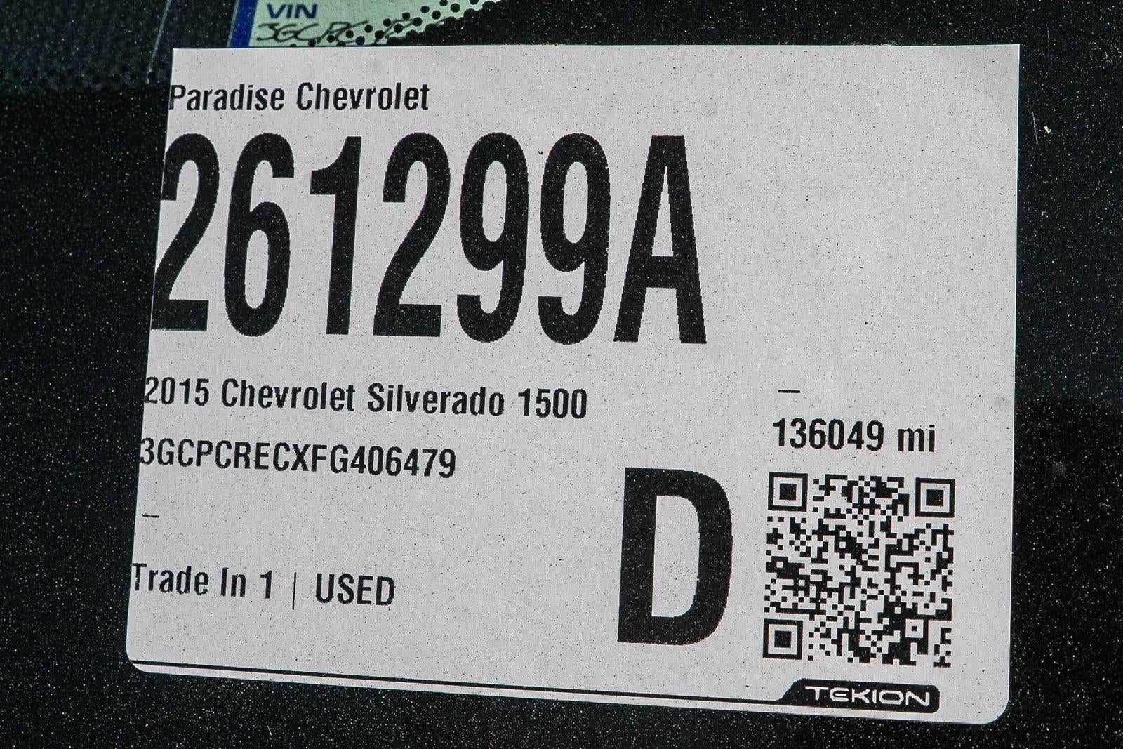 2015 Chevrolet Silverado 1500 LT