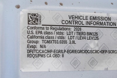 2026 Chevrolet Silverado 1500 Crew Cab Short Box 4-Wheel Drive ZR2
