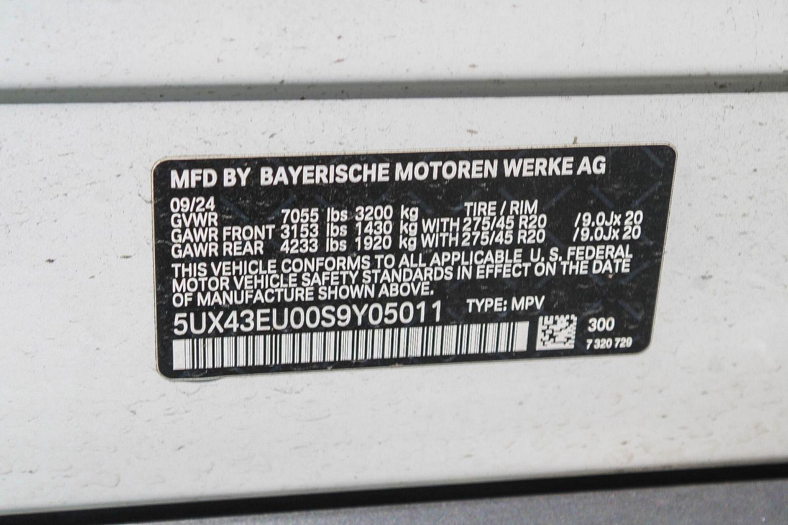 2025 BMW X5 xDrive50e