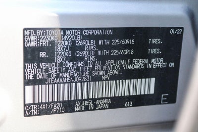 2022 Toyota Venza LE