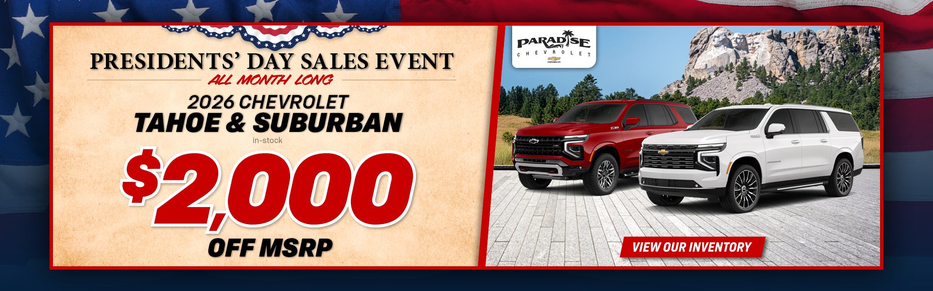 2026 Tahoe & Suburban