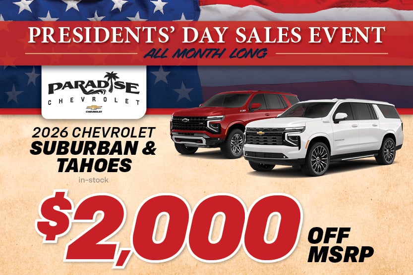 2026 Tahoe & Suburban