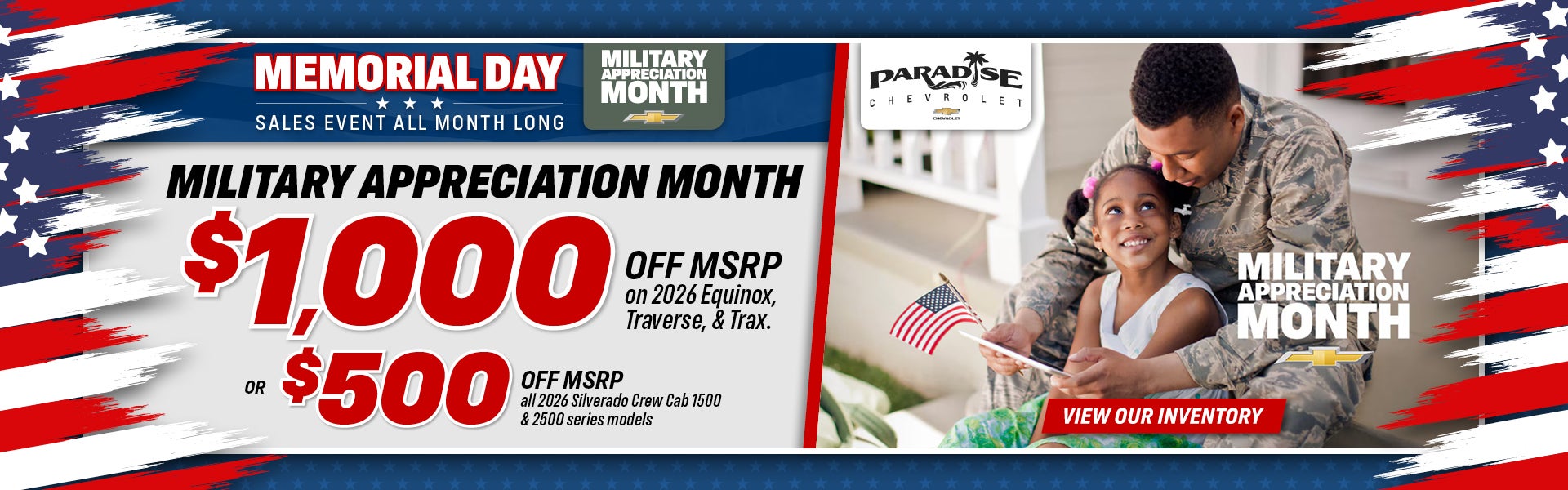 Military Appreciation Bonus Cash