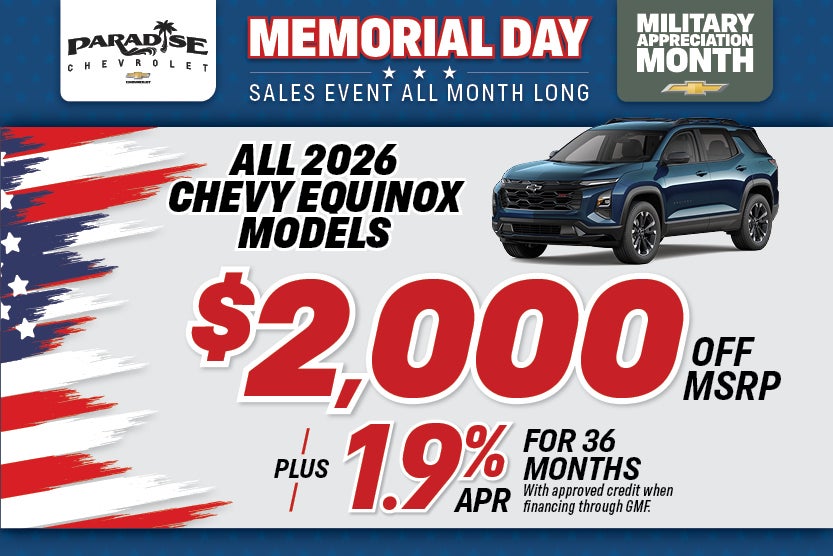 All 2026 Chevrolet Equinox Models