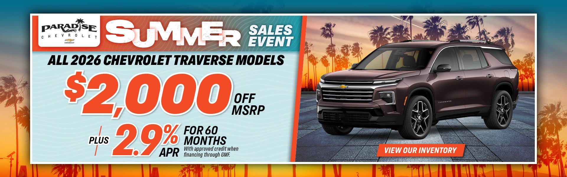 2026 Chevy Traverse All Models