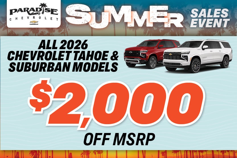 2026 Tahoe & Suburban