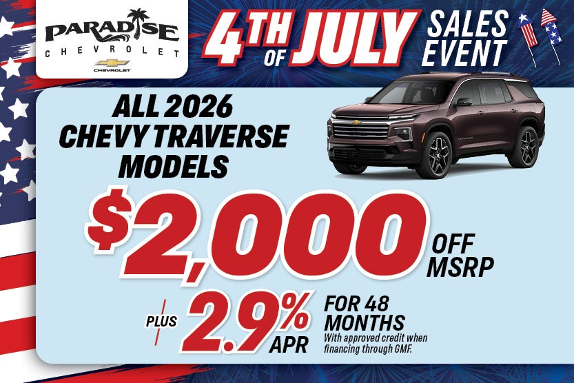 2026 Chevy Traverse All Models