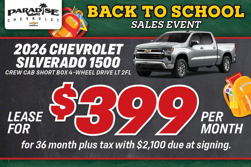 2026 Chevrolet Silverado 1500 Crew Cab Short Box 4-Wheel Dri