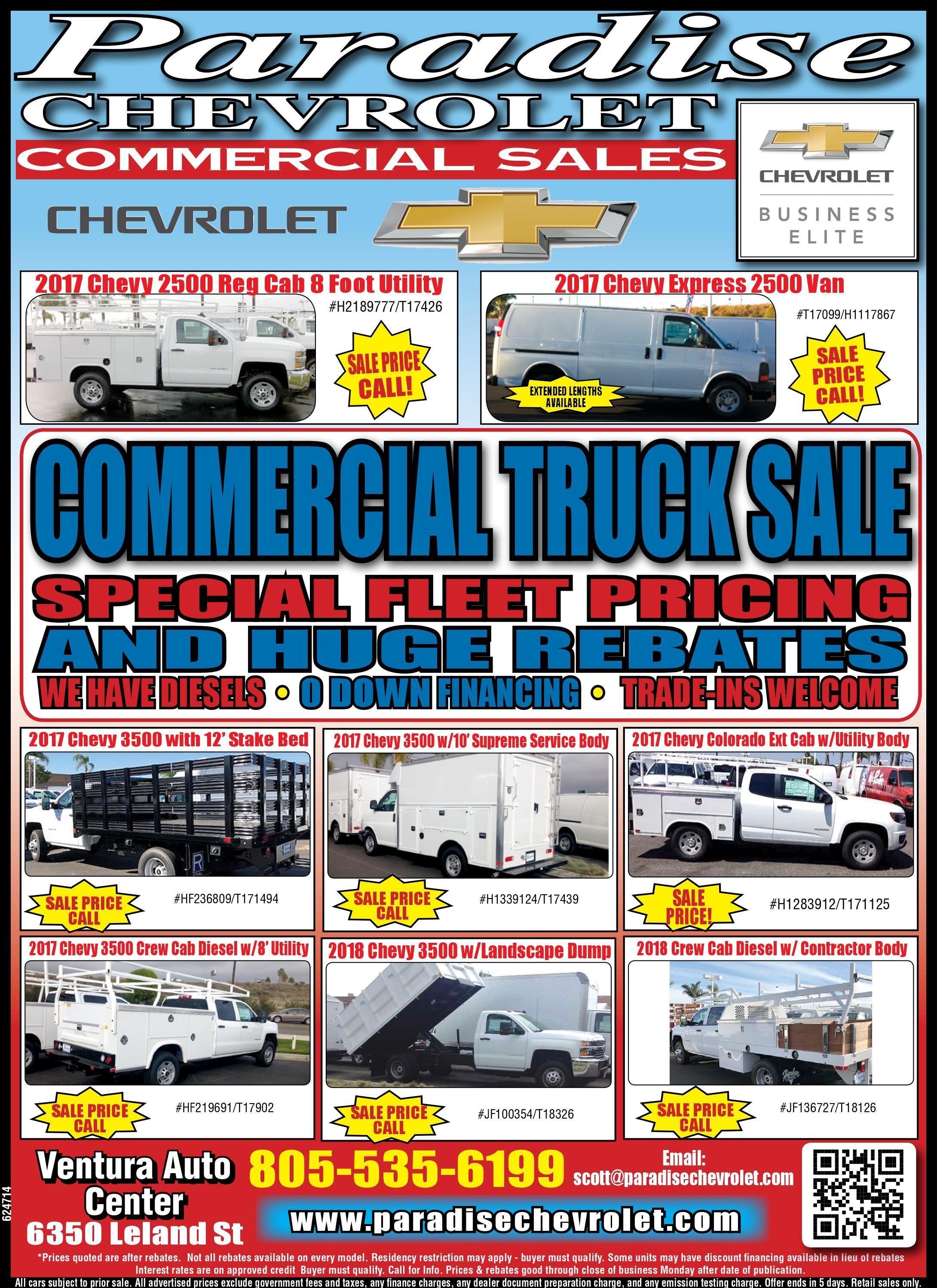 Commercial Truck Sale